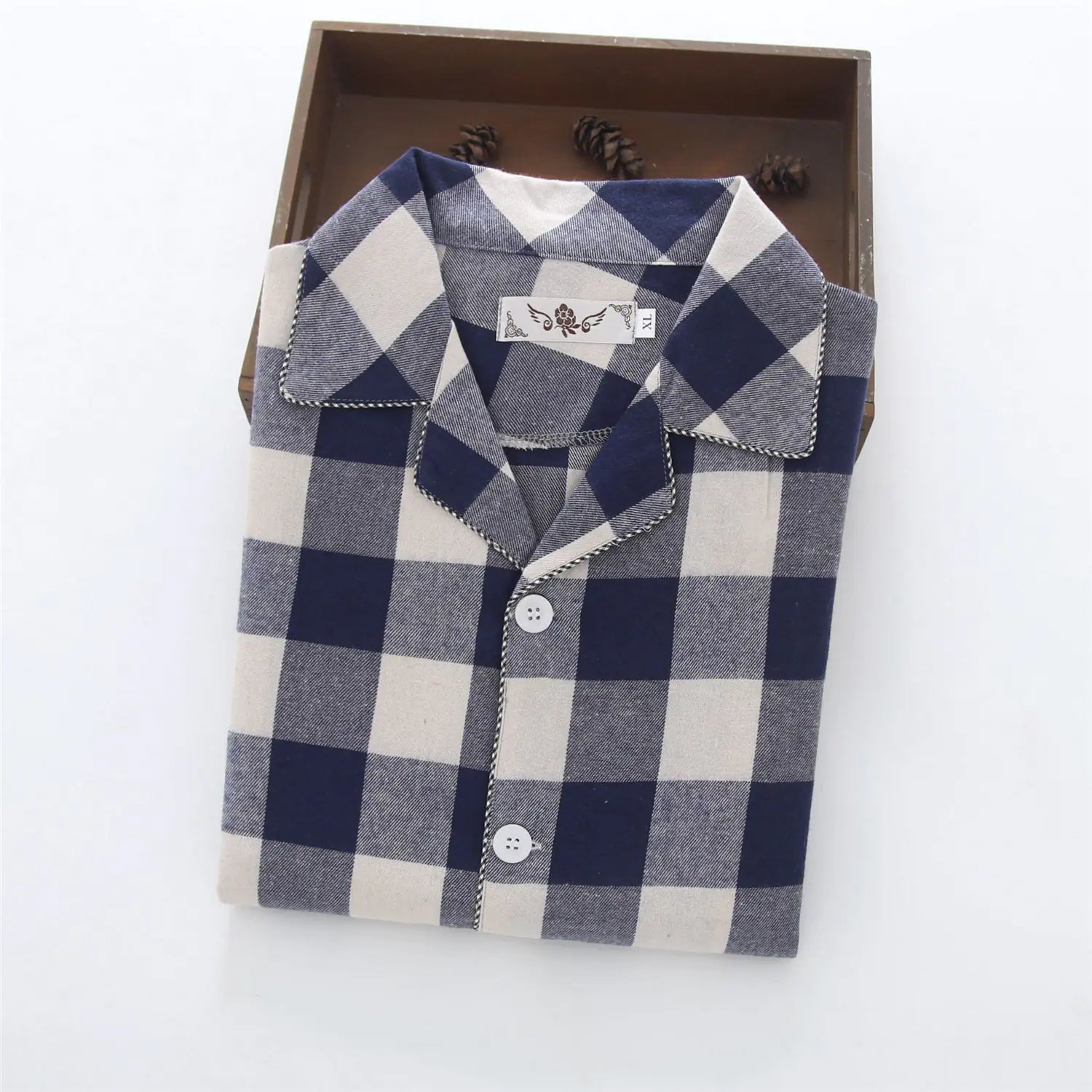 Men's Warm Flannel Pajama Suit