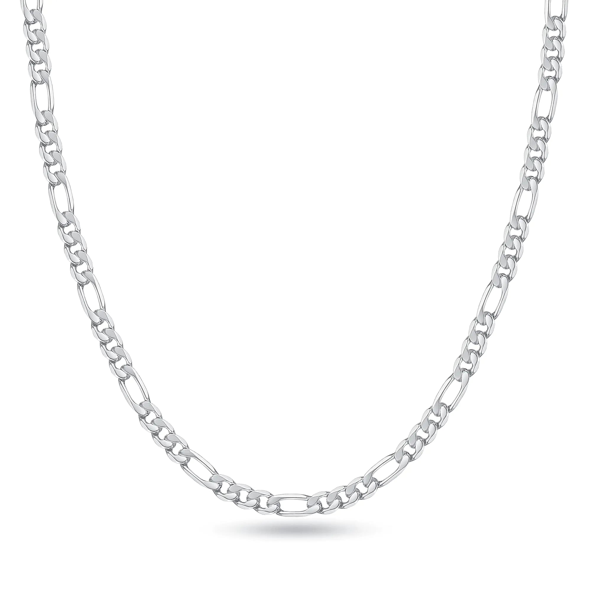 Sterling Silver Figaro Chain Necklace