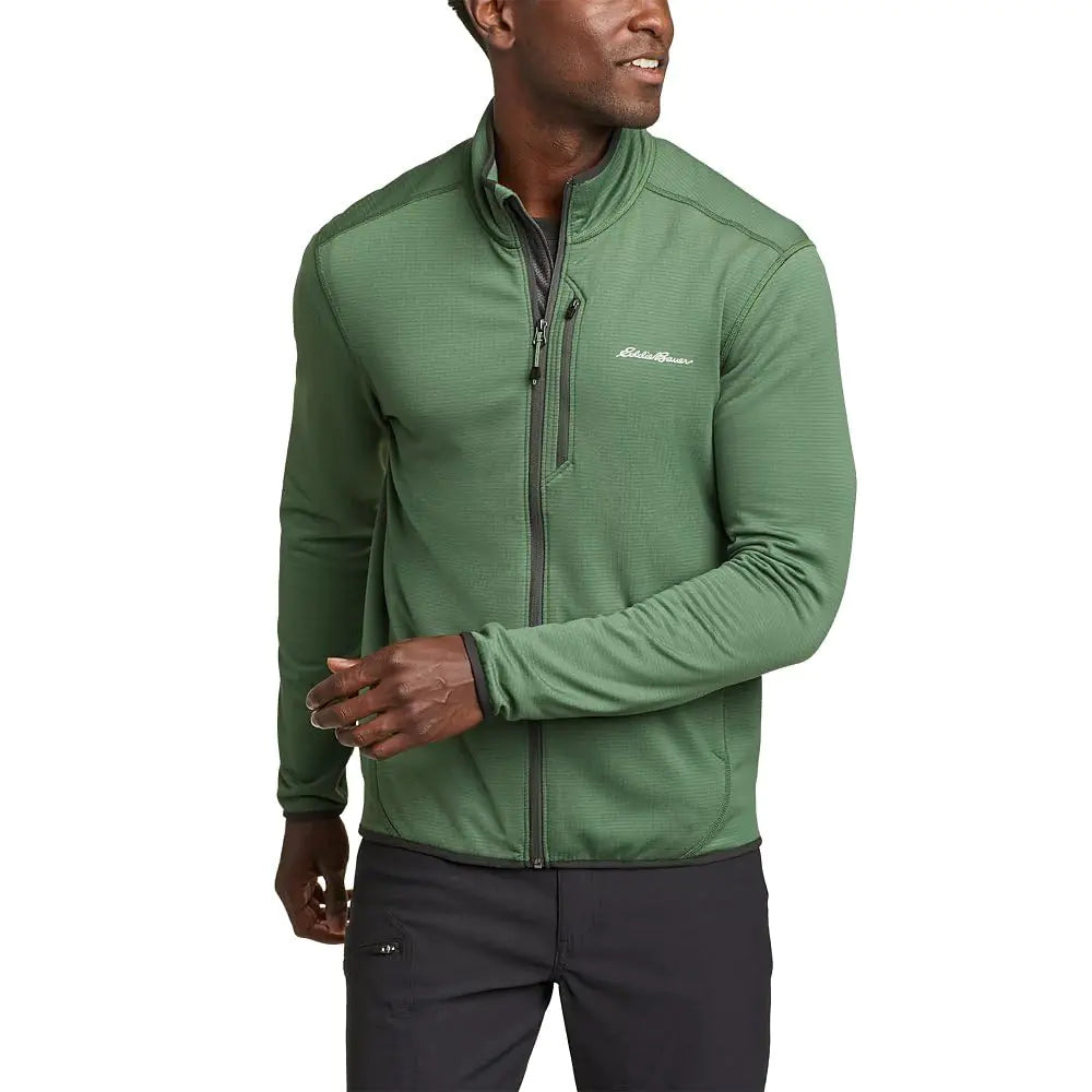 Eddie Bauer Full-Zip Grid Fleece Jacket