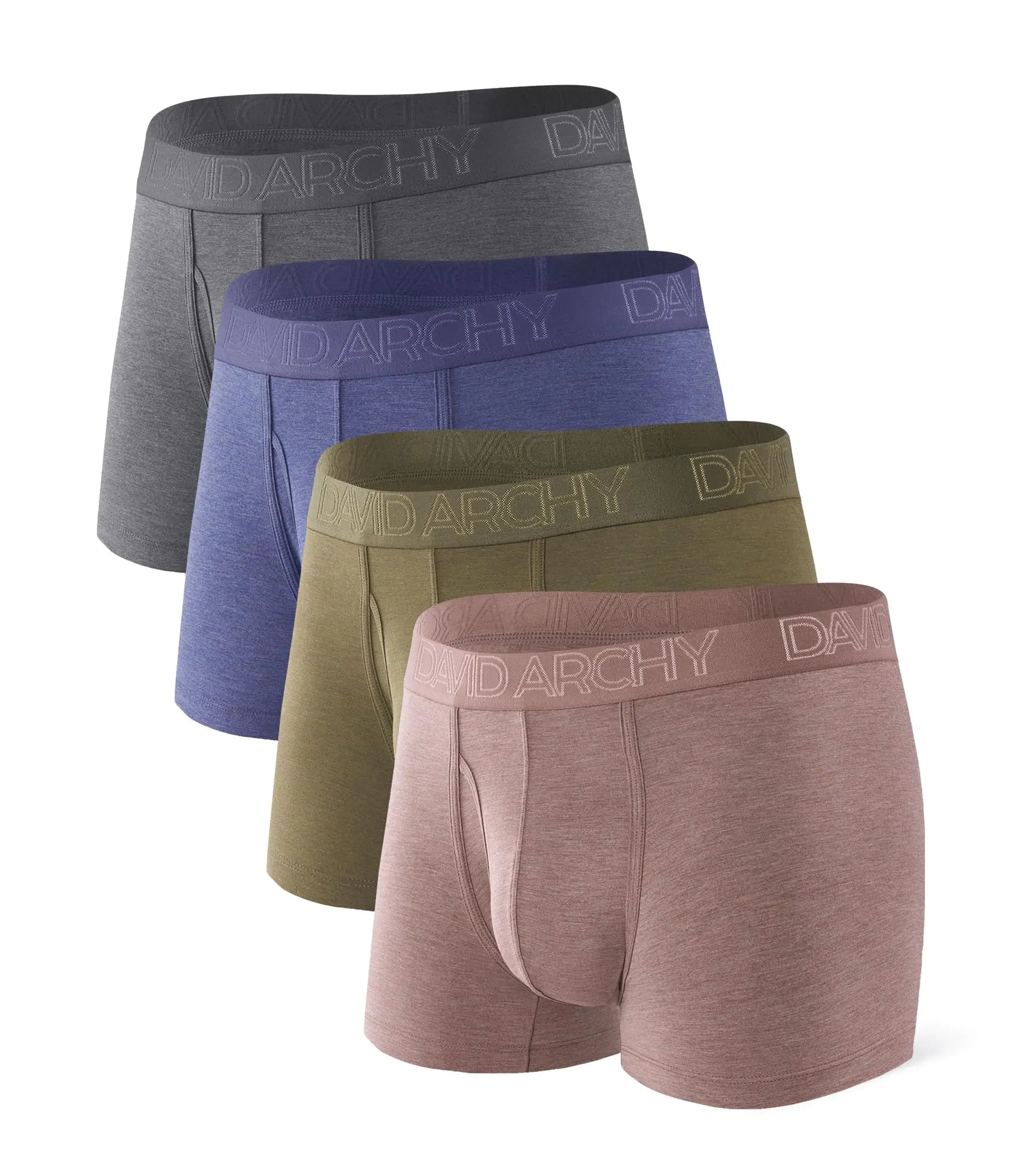 DAVID ARCHY Boxer Briefs with Fly Pouch