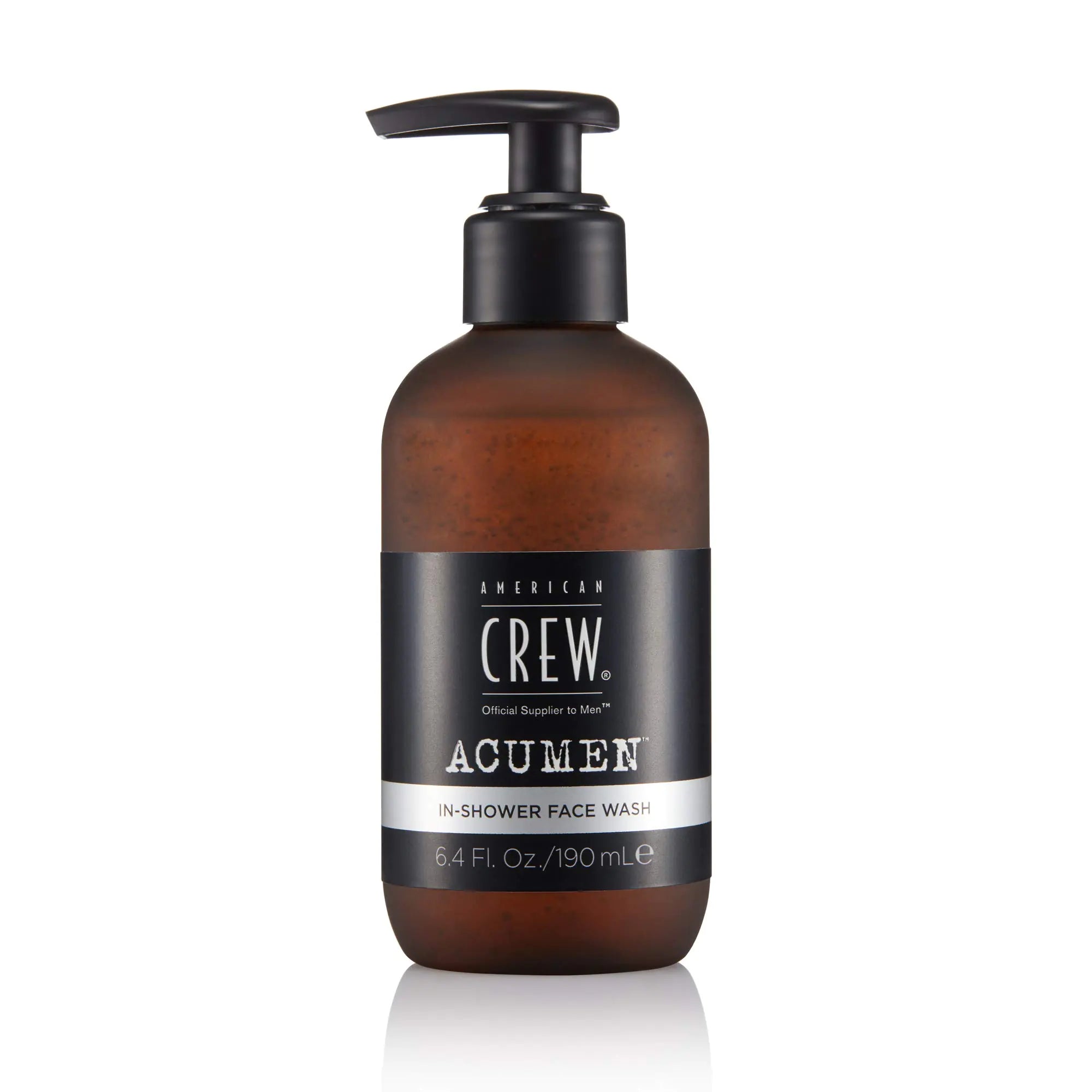 American Crew Mens Face Wash In-Shower Facial Wash Oil-Free Removes Excess Oil & Dirt 6.4 Fl Oz