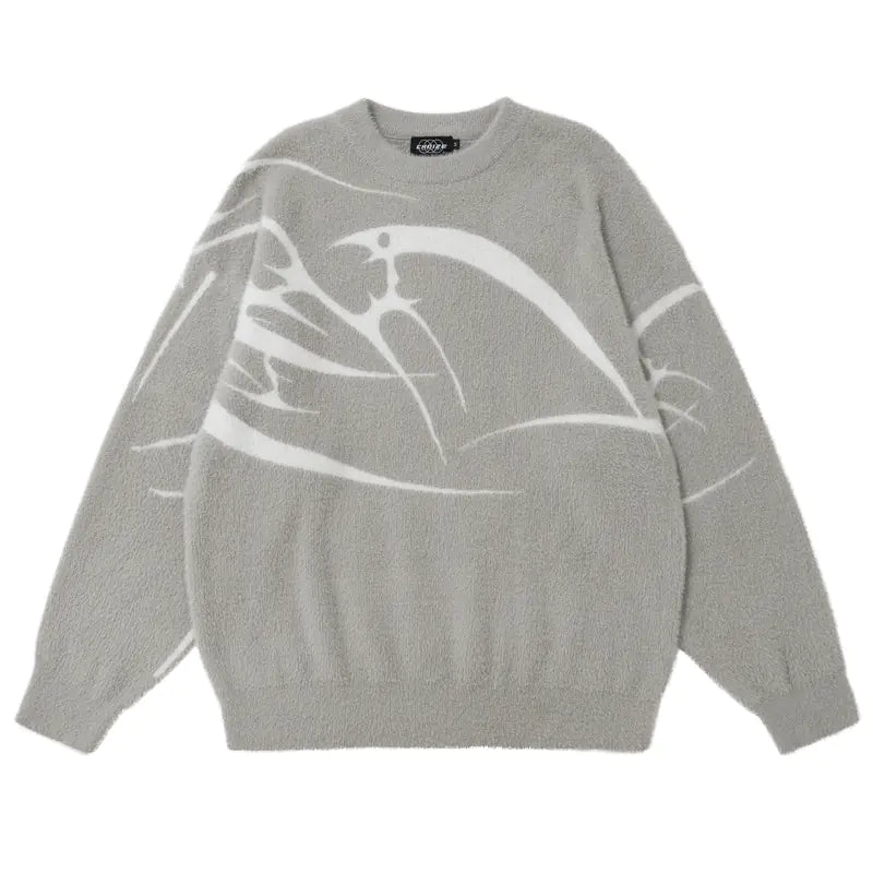 Men's Casual Jacquard Nylon Sweater