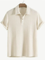 Textured Knit Polo
