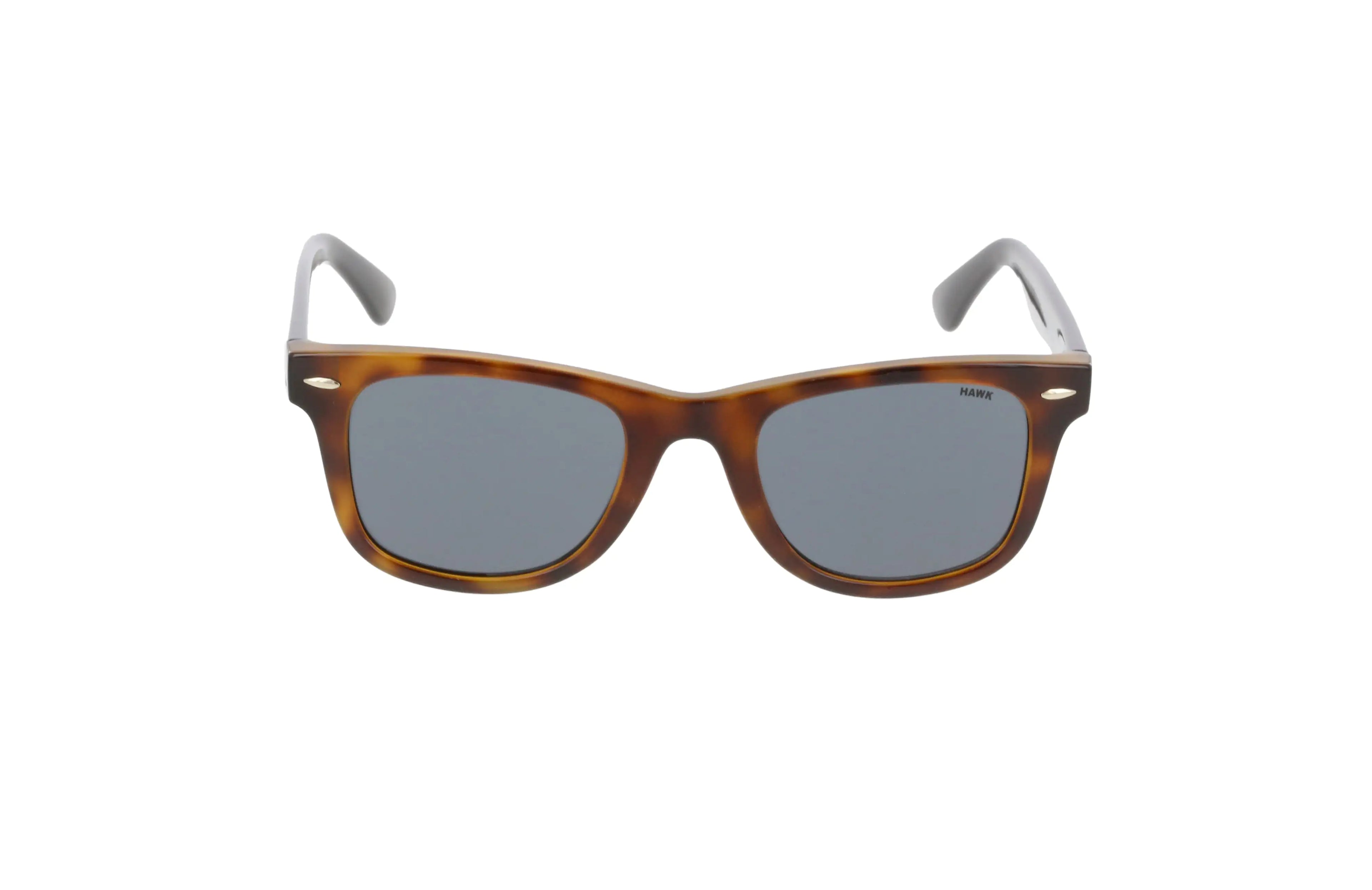 Hawk 2116 Geometric Brown Sunglasses