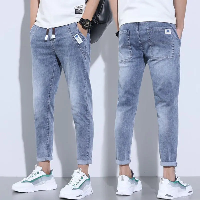 SlimFit Denim Stretch Pants