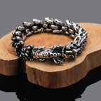 Titanium Dragon Head Bracelet