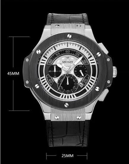 Water-Resistant Stylish Quartz Timepiece for Men