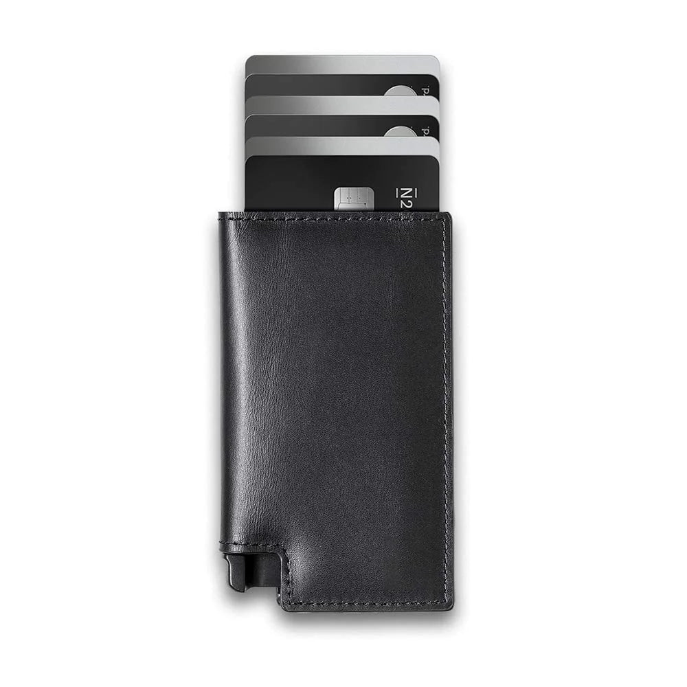 Leather RFID Secure Card Holder
