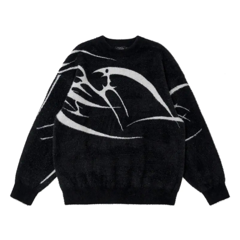 Men's Casual Jacquard Nylon Sweater