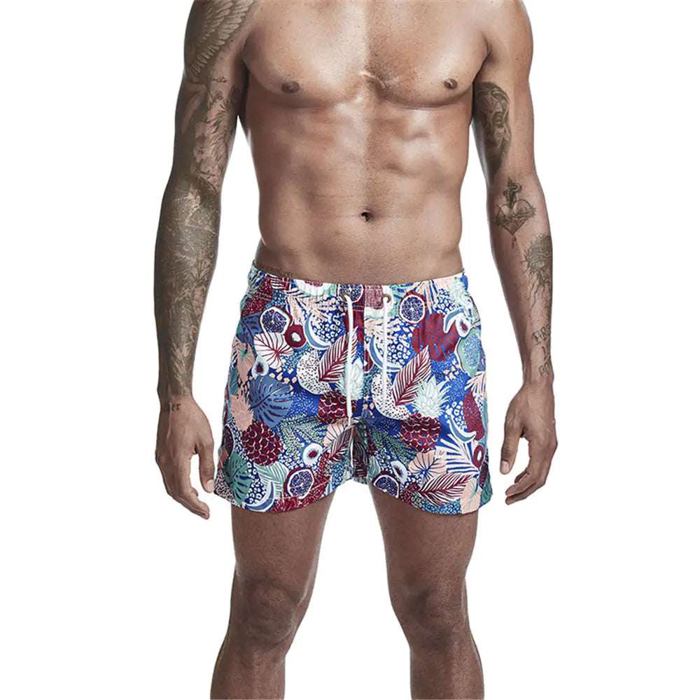 Men's Trendy Printed Swim Trunks