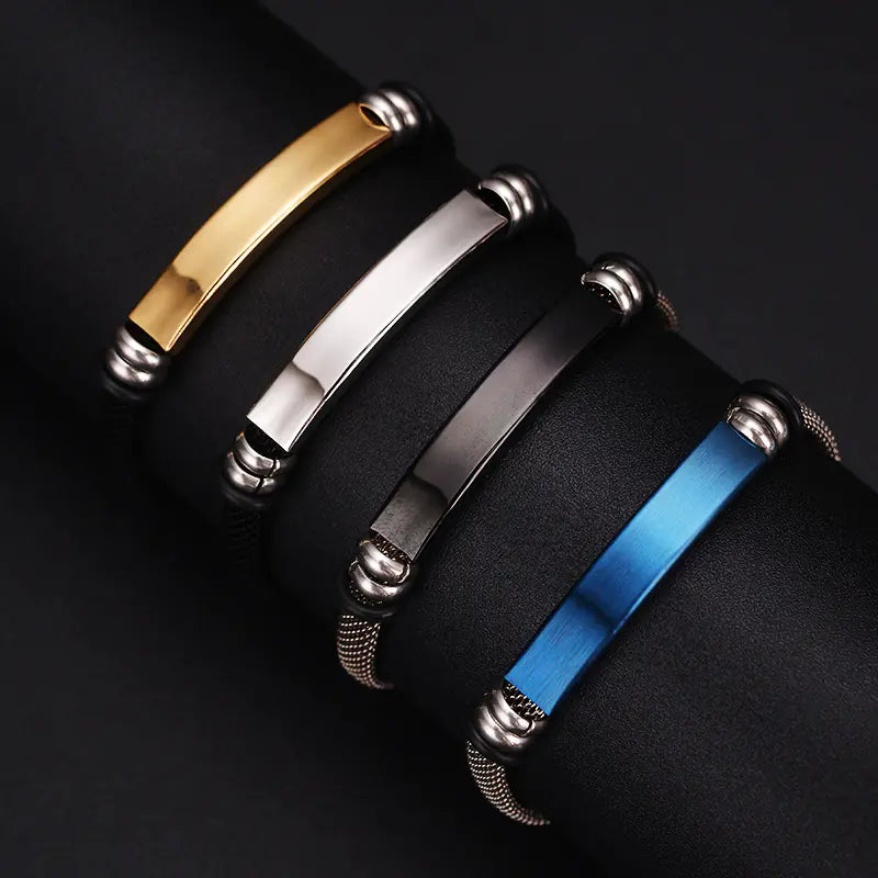 Vintage Stainless-Steel Bracelet