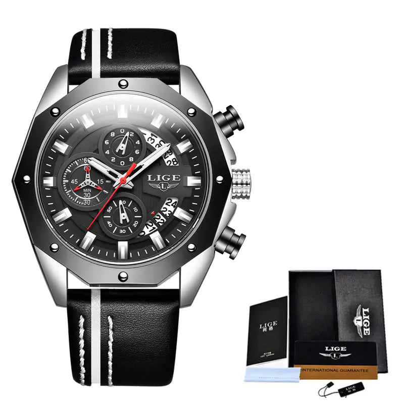 Luxury Chrono-Sport Silicone Men's Watch