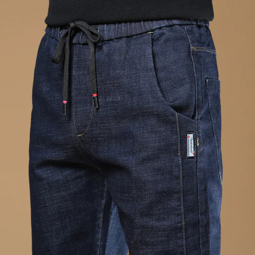 Relaxed Stretch Harem Jeans