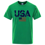 Retro Stars & Stripes Cotton Tee