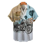 Men's Retro Patterned Hawaiian Shirts