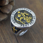 Classic Silver Men's Cross Ring