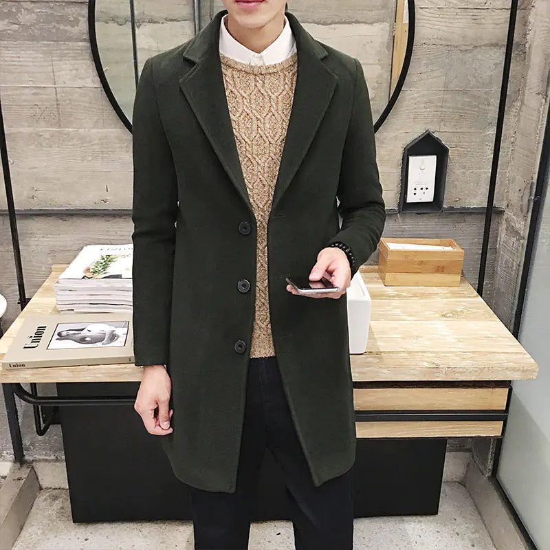 Woolen Trench Coat
