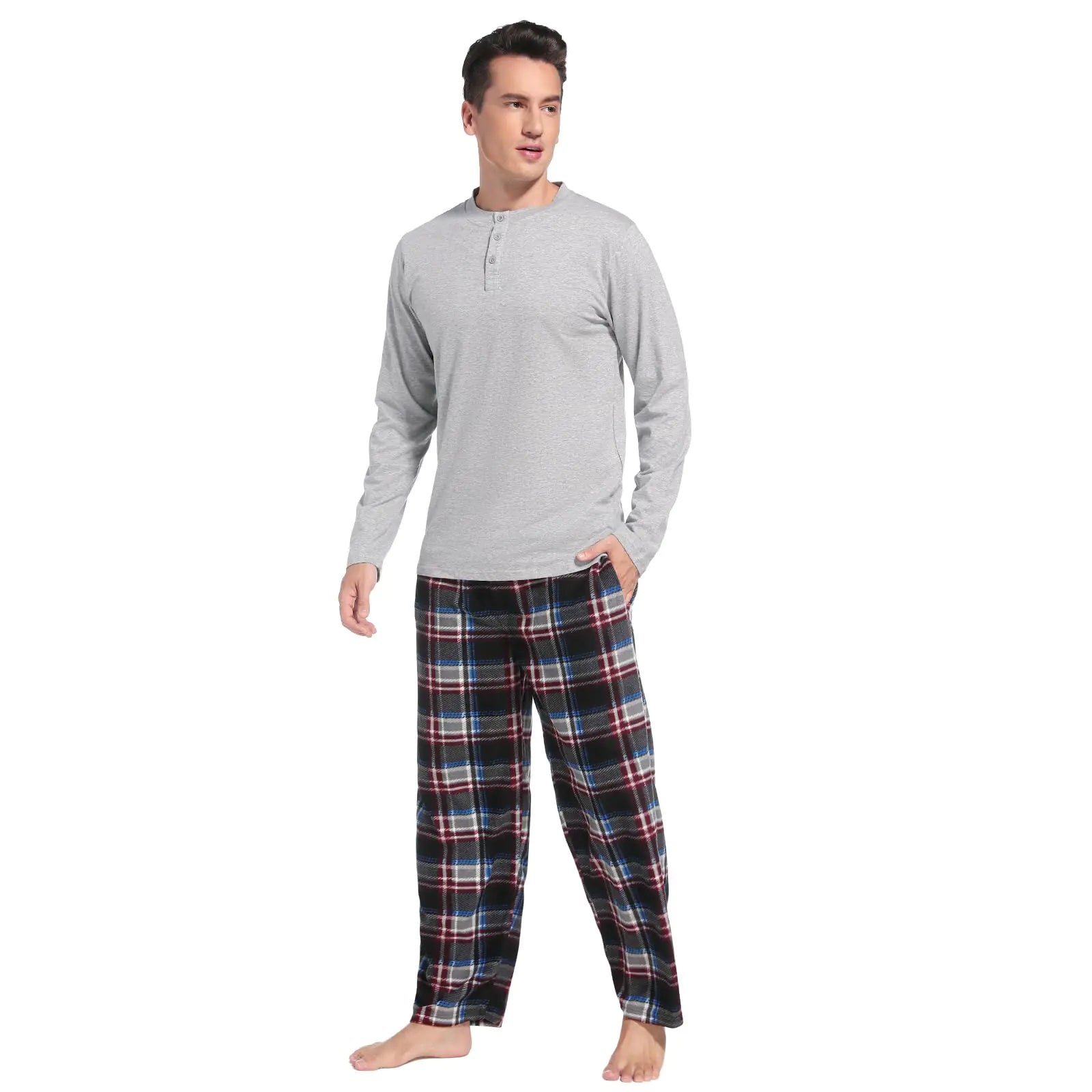 DG Hill Men's Flannel Pajama Set