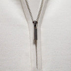 Wool-Mix Zip Collar Polo