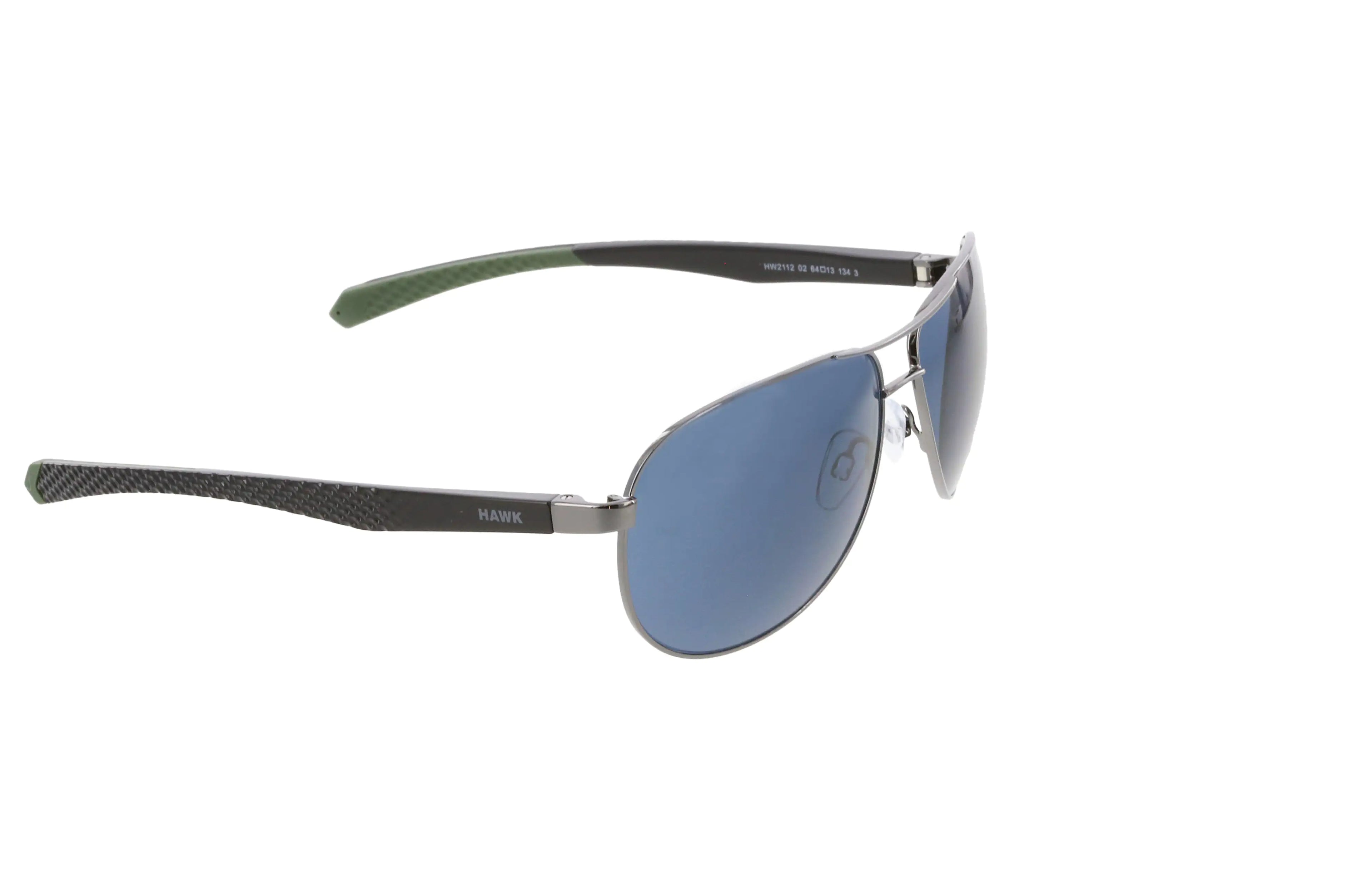 Hawk Geometric Metal Sunglasses