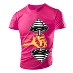 3D Gym Print Men's Polyester Tee